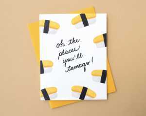 Delicious Christmas gift ideas | Chu On This Studio greeting cards