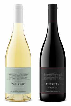 The Farm Cellar Door Opening August 13 | A bottle of white wine and a bottle of red wine from The Farm The Farm Cellar Door Opening August 13 | A bottle of white wine and a bottle of red wine from The Farm