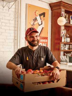 Bar Pompette's co-owner and general manager, Hugo Togni Bar Pompette's co-owner and general manager, Hugo Togni