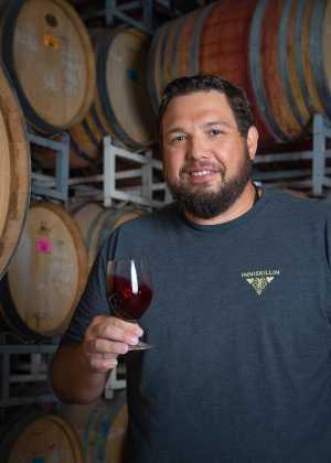 Nicholas Gizuk, winemaker at Inniskillin Niagara Nicholas Gizuk, winemaker at Inniskillin Niagara