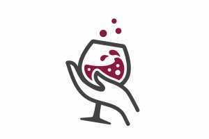 Ontario Wine Awards | A drawing of a hand holding a glass of wine Ontario Wine Awards | A drawing of a hand holding a glass of wine