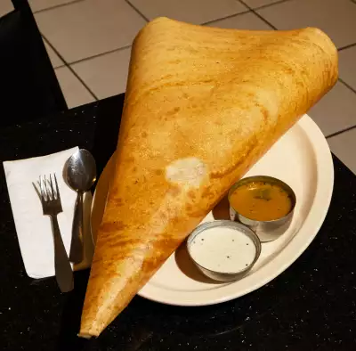 Cheap eats in Toronto | A paper masala dosa from Udupi Palace