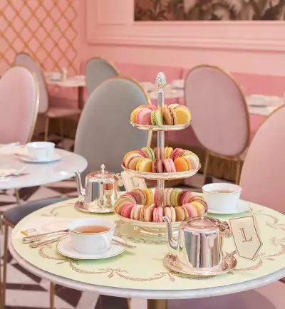 Mother's Day ideas | Macarons on a tiered stand at Ladurée Mother's Day ideas | Macarons on a tiered stand at Ladurée
