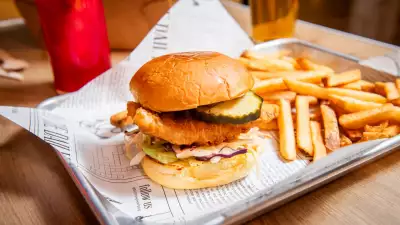 Queen's Cross Food Hall | The Crispy Fish-Wich from Gil's Fish and Chipperie