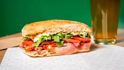 Queen's Cross Food Hall | The Don Corleone sandwich from Underground Sandwiches