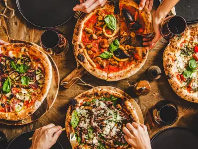 Markham food | A spread of pizzas in Markham