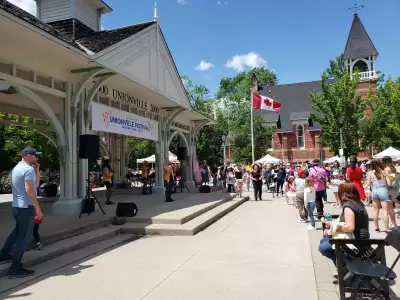 Markham food | A festival in Unionville in Markham