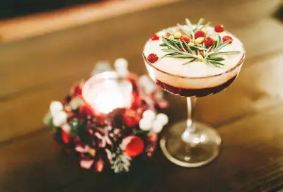 Best Christmas bars and markets in Toronto | The Santa Baby cocktail at Walrus Pub & Beer Hall's Bar Humbug pop-up