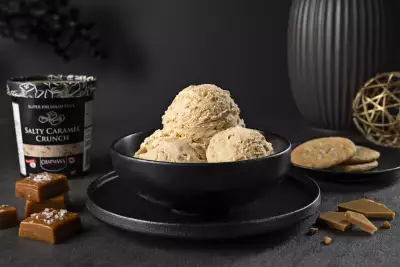 Chapman’s Salty Caramel Crunch ice cream took first place at the International Ice Cream Consortium conference