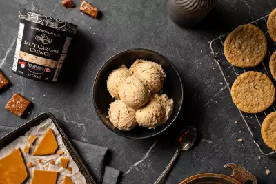 Chapman's Salty Caramel Crunch ice cream took first place at the International Ice Cream Consortium conference