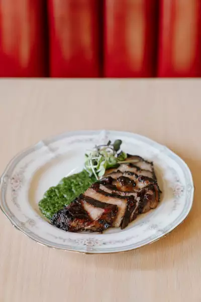 Ayla Upstairs | The Iberico Char Siu comes with a cassareep glaze