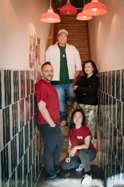 Ayla Upstairs | Co-owners Danvee Kwok, Kevin Shawcross, Ivy Lam and Craig Wong