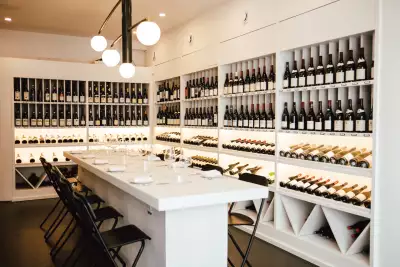 The private dining area and wine shop at Henry's Restaurant and wine bar The private dining area and wine shop at Henry's Restaurant and wine bar