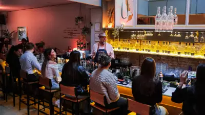 Vodka cocktails | Finlandia Vodka&rsquo;s master mixologist, Pekka Pellinen speaking at a Toronto workshop