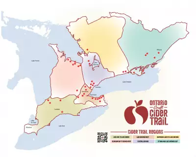 Drink ON Cider | A map of the Ontario Cider Trail