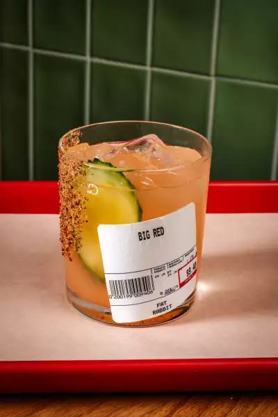 Fat Rabbit | A 'Big Red' cocktail at Fat Rabbit in St. Catherines Fat Rabbit | A 'Big Red' cocktail at Fat Rabbit in St. Catherines