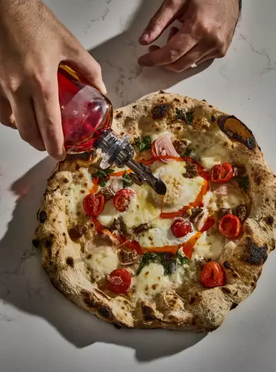 Tony's Sourdough Pizzeria in Elora | The Farmboi pizza