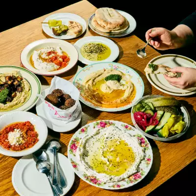 Fat Salatim Platter at Fat Pasha Fat Salatim Platter at Fat Pasha
