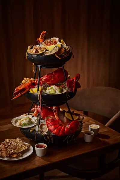 Jacobs & Co. Steakhouse | The seafood tower at the new Jacobs & Co. Steakhouse