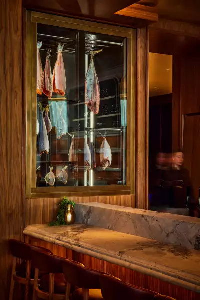 Jacobs & Co. Steakhouse | The fish fridge at the new Jacobs & Co. Steakhouse