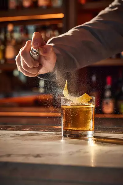 Jacobs & Co. Steakhouse | The $48 Jacobs Old Fashioned, with 12 Year Macallan at Jacobs & Co. Steakhouse