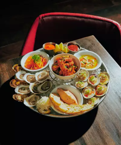 The Seafood Platter at The Carbon Bar Toronto