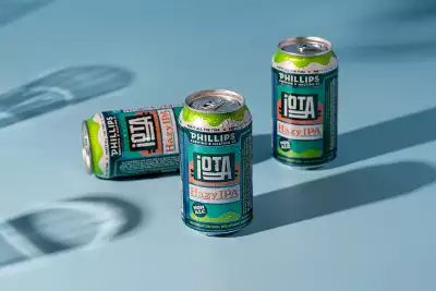 Phillips iOTA Non-Alc beer | A lineup of iOTA Non-Alcoholic Hazy IPA from Phillips Brewing