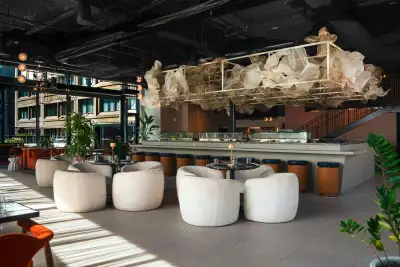 Tono by Akira Back | The interior at Tono by Akira Back, located on the ninth floor of the W Toronto Hotel