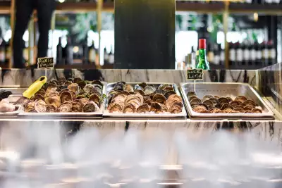 Black + Blue Steakhouse | Oyster on ice at Black + Blue Steakhouse