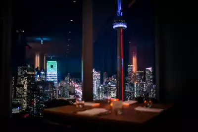 Oliver & Bonacini gift cards | The view from Aera, 38 stories up at The Well