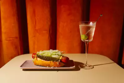 Cody Wilkes Simpl Thing | A hot dog and a martini at Simpl Things Cody Wilkes Simpl Thing | A hot dog and a martini at Simpl Things