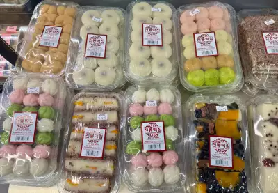 Sweet Korean steam buns at Bestco Fresh Foods Sweet Korean steam buns at Bestco Fresh Foods