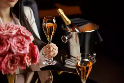 Champagne at CLOCKWORK inside Fairmont Royal York