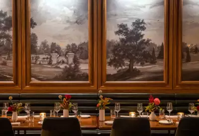Inside REIGN restaurant at Fairmont Royal York