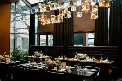 Best wedding venue restaurants in Toronto | The dining room at Jump in the core of Toronto Best wedding venue restaurants in Toronto | The dining room at Jump in the core of Toronto