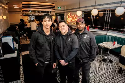 Partners Adam Lore, Tyler Tanabe and Matthew Chow founded Susie&rsquo;s Rise & Dine