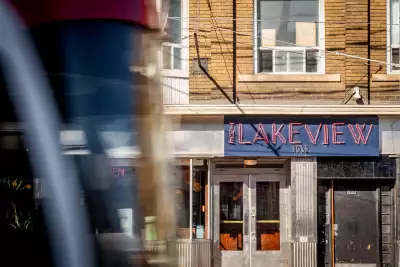 Outside The Lakeview Diner
