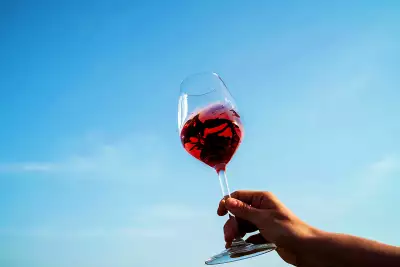 A glass of wine