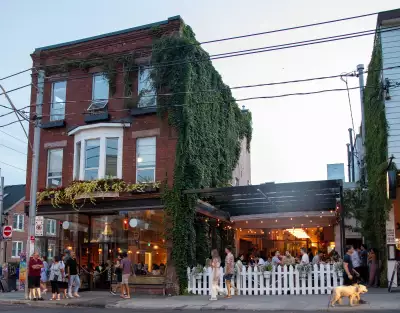 Bellwoods Jelly King | A street view from across the street at Bellwoods Brewery on Ossington