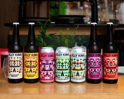 Bellwoods Jelly King | A lineup of Jelly King cans and bottles from Bellwoods Brewery