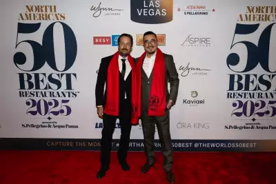 Quetzal owner Grant van Gameren with chef and partner Steven Molnar at North America's 50 Best Restaurants Quetzal owner Grant van Gameren with chef and partner Steven Molnar at North America's 50 Best Restaurants