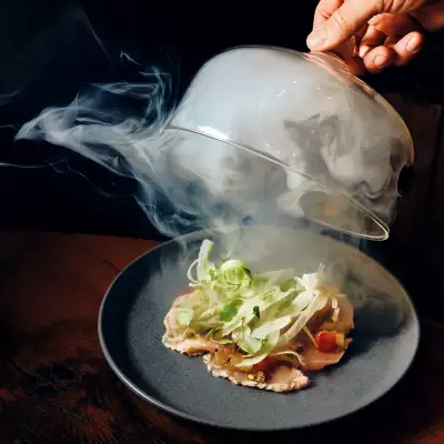 Smoked Swordfish Carpaccio at Antler Kitchen & Bar