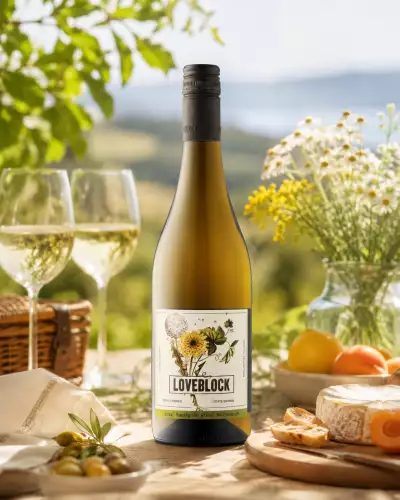 Summer drinks | A bottle of Loveblock Wine with two glasses and fruit Summer drinks | A bottle of Loveblock Wine with two glasses and fruit