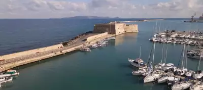 A harbour in Crete, Greece