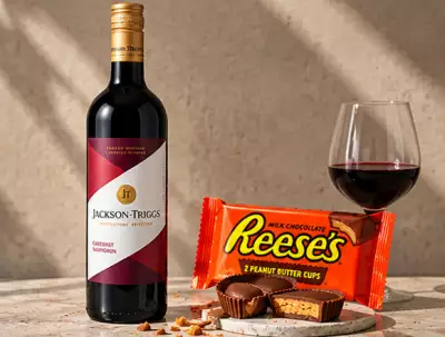Wine and snack pairings | Jackson-Triggs Proprietors&rsquo; Selection Cabernet Sauvignon + Reese&rsquo;s Peanut Butter Cups