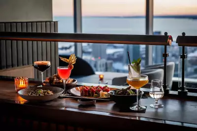 Best happy hours in Toronto | The happy hour menu at Aera in The Well