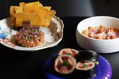 Dishes from the reimagined Aburi Hana
