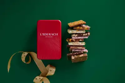 FrischSchoggi Tin of Swiss chocolate from Läderach