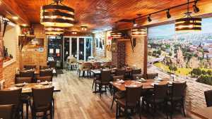 Inside Tiflisi restaurant in the Beaches Inside Tiflisi restaurant in the Beaches