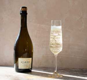 Non-alcoholic wine and non-alcoholic beer | Oddbird Spumante bottle with flute Non-alcoholic wine and non-alcoholic beer | Oddbird Spumante bottle with flute